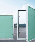Heavy Duty Aluminum Drywall Access Panel With Flush Mount Hidden Inspection Door, showcasing seamless gypsum cover and lock.
