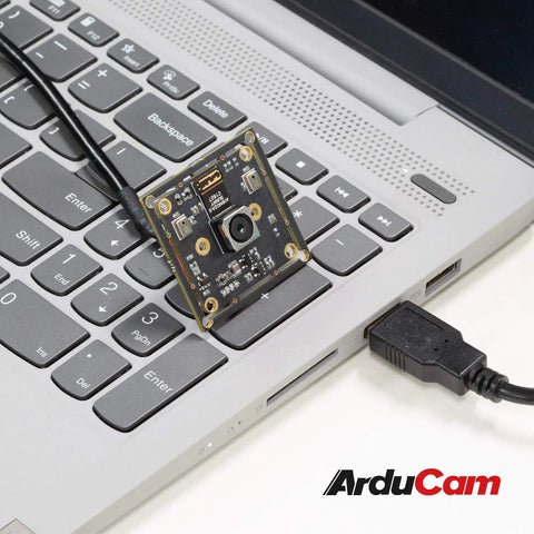 16MP Autofocus USB Camera with Built In Microphone for PC and Laptop on keyboard, USB 2.0, 1m Cable, works with Windows, Mac, Linux, Android