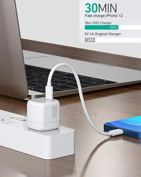 Close-up of Go To Universal Travel Adapter Charger Europe To USA Plug Converter, connecting smartphone and laptop to power strip