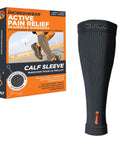 Calf Sleeve For Pain Relief And Recovery For Men And Women Combat Muscle Fatigue Shin Splints And Inflammation in box and product
