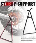 Heavy Duty Rear Motorcycle Kickstand Stable Parking Stand for Dirt Bikes and Motorcycles Universal Fit Mounts On Rear Axle
