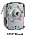 Adjustable Pressure Switch For Water Well Pumps With 40 To 60 PSI Range, Diaphragm Actuated, One Quarter Inch NPT Female Connection