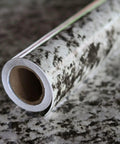 Marble Look Peel And Stick Countertop Vinyl Wrap 36 By 240 Inch Waterproof Self Adhesive Kitchen Cover roll close-up