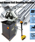 Tough As Nails Electric Ring Roller Bender For Steel Round Roll Bending With Reversible Foot Switch and Real Deal Pinch Roll Design, 30mm diameter rollers