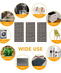 Premium Self Adhesive Felt Pads 3 8 Inch Round Cabinet Door Stoppers And Furniture Bumpers For Hardwood Surfaces displayed in various applications.