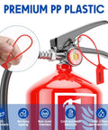 2000 Pack Plastic Tamper Seals Security Tags With Numbered Zip Ties For Fire Extinguishers Self Locking Disposable Safety Tags Tamper Evident 250mm Red Pro Grade