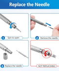 Must Have All In One Watch Band Repair Kit With Spring Bar Tool And Link Removal Tool 56 Stainless Steel Spring Bars For 16 26mm Bands Includes Handy User Manual Durable Waterproof Build For Replacing Straps And Adjusting Links tool needle replacement steps