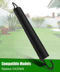 Blade Tension Spring For John Deere Lawn Tractors And Ztrak Decks, Fits GX25959, shown in backyard setting