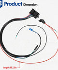 Replacement Relay Harness For Atlas Hydraulic Jack Plates 2014 And Up Copper Core Wiring Harness For T H Marine AHJRELAYKIT2DP CMC.