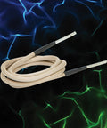 Induction Innovations Mini-Ductor bearing buddy coil, beige braided insulated wire with metal ends