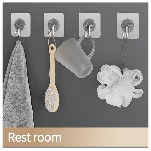 Heavy Duty Self Adhesive Hooks 27 Pack Up To 25 Lb Capacity Stainless Steel Sticky Hangers For Towel Bath Ceiling And Wall Use