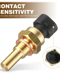 No Hassle Plug And Play Automotive Engine Temperature Sensor Replacement For Delphi Models OE 15369305 Gold Finish