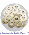 20 Piece Brass Washer Set For EDC Pocket Knives Pivot Pins And Gaskets 0.3x14x6.2 mm Replacement Shim Cushion Ring For Recon 1 Voyager