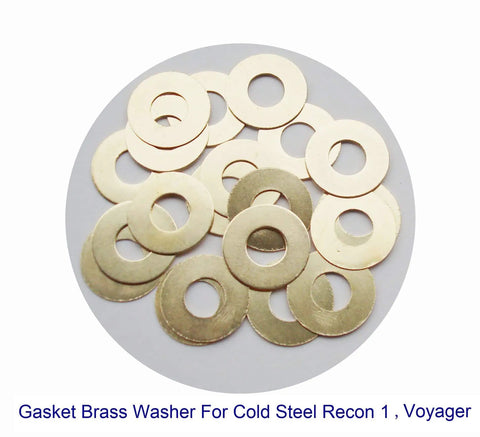 20 Piece Brass Washer Set For EDC Pocket Knives Pivot Pins And Gaskets 0.3x14x6.2 mm Replacement Shim Cushion Ring For Recon 1 Voyager