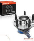 Front wheel hub bearing assembly (single) with ABS sensor 5-lug fits Buick Century LeSabre Riviera Cadillac Chevrolet 1991-1999