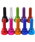 Variety of colored textured thumb screws, including orange, for DIY PC case build, eight thirty two thread, three eighth inch length, aluminum.