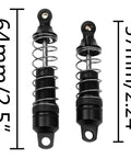 4 Pack Aluminum RC Shock Absorbers Front And Rear Damper Kit For One Eighteen Losi Mini T Two Zero Mini B 2WD Stadium Truck