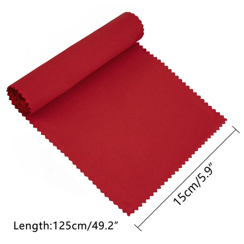 Red 88 Key Piano Keyboard Dust Cover Two Pack For Upright Grand Pianos, Digital Pianos And Electronic Keyboards, size 125x15 cm