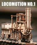 3D Steam Train Model Kit For Adults And Teens DIY Wood Puzzle Set With Vintage Locomotive No 1 Design Educational STEM Toy Collectors Display Birch Wood Construction 325 Piece Build, 40cm model