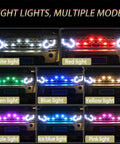 Wireless LED Strobe Lights With Remote Control USB C Rechargeable 350 mAh Battery 8 Color High Brightness Beacons in various colors