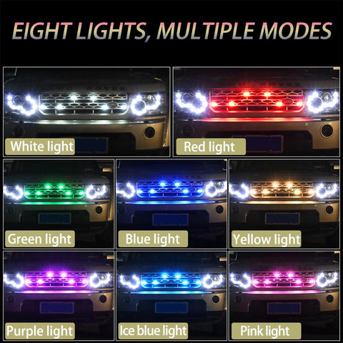 Wireless LED Strobe Lights With Remote Control USB C Rechargeable 350 mAh Battery 8 Color High Brightness Beacons in various colors