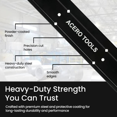 Close-up of 18 Inch Sheet Metal Bender For Fast HVAC Roofing And Siding Bends Folding Tool with heavy-duty steel and smooth edges.