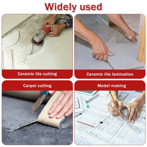 Dead On Aluminum Contour Gauge And Profile Scribe Tool With Snap Fit Pencil Holder For Bullseye Tracking in tile cutting and model making.