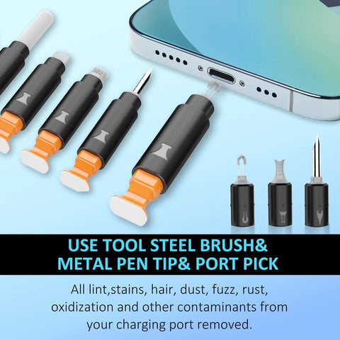 IPhone Cleaning Kit With Charging Port Cleaner Tools For AirPods And IPad Connectors Multi Tool Set With Port Brushes