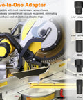 Improved Miter Saw Dust Collection Adapter With Five-In-One Vacuum Connector, Optimized Airflow for DWS779 and DWS780