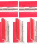 Self Adhesive Hinges Set For Cabinets And Pianos 5 Pack Durable Easy Install Multi Functional Flexible Door Lids Ideal