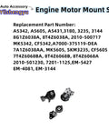 Heavy Duty Engine And Transmission Mount Kit For Ford Edge And Mkx Replacement 3 Piece Set showing various angles and details of mounts.