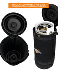Gas Hauler Pro Kit With 10Lb Propane Tank And 5Ft Steel Braided Adapter Hose In Insulated Carry Case For Camping And Outdoor Adventures