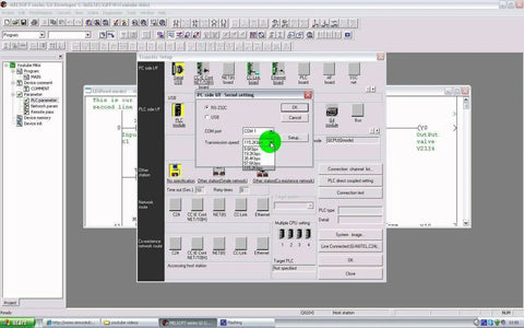 Hands On Programmable Ladder Logic Controller Starter Kit For Engineers With Open Software, interface software window