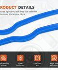 Valve Cover Gasket Set For LS V8 Engines 4.8 5.3 5.7 6.0 6.2L 1999 To 2020 Fits Chevy Silverado 1500 2500 Suburban Tahoe Trailblazer GMC Sierra Savana Yukon Envoy Oil Leak Fix, blue rubber gaskets