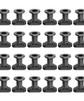 24 Piece M-LOK Screws And Nuts Replacement Kit With Allen Wrench For Rails And Mounts, high-strength steel, black finish