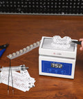 Person using Pro Grade Compact LED Soldering Hot Plate For SMD Rework And BGA Chips 100x50mm 210W Preheater Station