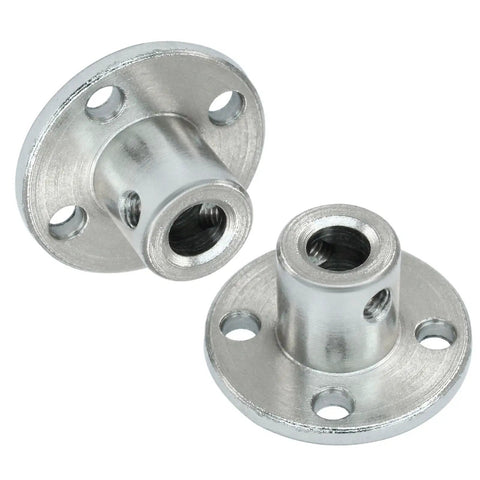 5mm Flange Shaft Couplings Rigid Flange Connectors For RC Motors 4 Pack Built Tough From Premium Iron For High Strength And Precise Fit Easy Link Up For Smooth Reliable Power Transfer, 2 iron flange couplings