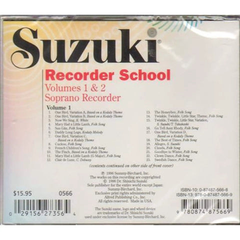 Cover of Soprano Recorder Lessons Vol 1 And 2 Audiobook From The Recorder School Series Learn With Marion Verbruggen