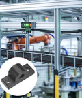 Four Pack M10 T Slot Leg Connector Aluminum Corner Bracket Profile Extrusion Mounting Plate For Workbench Shelving And Drawer Systems Black Built To Last Easy Install Versatile Corner Support For Custom Racks And Frames in industrial setting