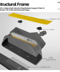 Slim Fit Bike Top Tube Bag Waterproof IPX4 Magnetic Closure Frame Pouch internal HDPE structure with screws and cushion