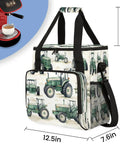 Farm Truck Rustic Coffee Maker Bag Tote With Shoulder Strap Waterproof Polyester And Foil Lined Case For Keurig K Mini And K Mini Plus