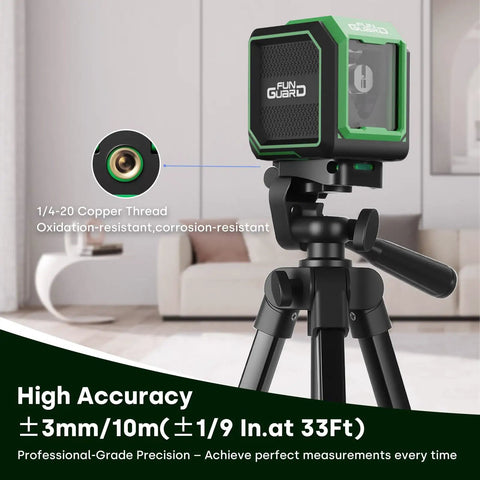 Slick Green Laser Level Kit With Adjustable Tripod Providing Self Leveling And Manual Modes For Sharp Horizontal And Vertical Layouts Kickass Field Gear For Quick Building Jobs And Damn Easy Sunday Renovations