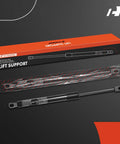 Heavy Duty 14 Inch 24 Pound Gas Lift Supports Smooth Operator Rock Solid Hold Zero Sag Dead Simple Swap For Tool Chests Storage Beds Bench Seats Boat Hatches And Rv Doors 2 Pc Set in packaging.