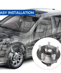 Rear Wheel Bearing Hub Assembly For 2005 2009 Chrysler 300 2006 2009 Dodge Charger 2005 2008 Magnum Premium Bolt On Hub Replacement shown