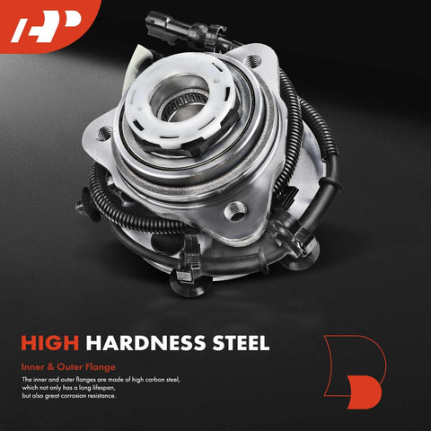 Two Pack Front Wheel Bearing And Hub Assembly With ABS 5 Lug For Ford Ranger 1998 1999 2000 And Mazda B4000 4WD ABS Only