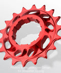 Red 15T 16T 18T Single Speed Cogs Conversion Kit For Multi Speed Bikes To Dirt Jump BMX Aluminum Cassette