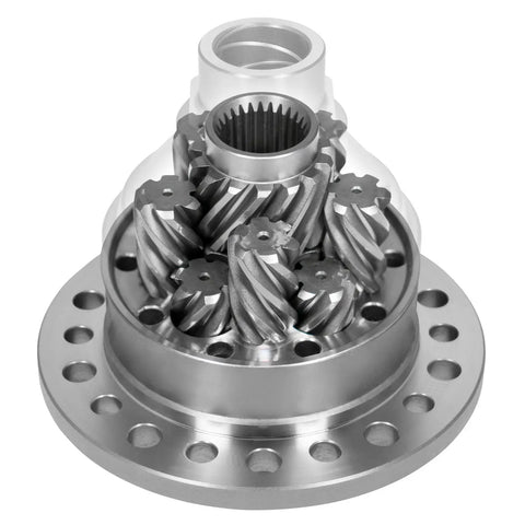 Locker Helical Limited Slip Differential for Dana 30 Front 27 Spline 3.73 and Up, smooth engagement gear interior view, forged 8620 steel
