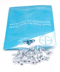 Two Hundred Solid Size Six By Five Eighths Inches Phillips Drive Zinc Coated Carbon Steel Screws Fine Thread Sharp Point for Drywall