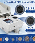 Crazy Fast Portable Coin Counter And Sorter, 1800 Coins Per Minute, 2000 Coin Hopper, Handles International Coins And Tokens