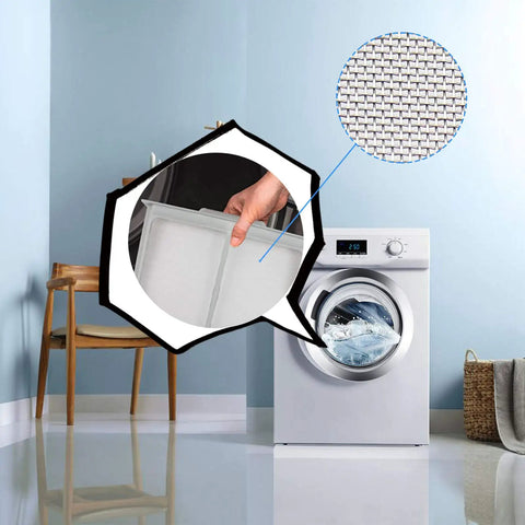 Dryer Lint Trap Filter With Flap Upgrade Stainless Steel Screen Replacement For Dryers Replaces AP5306681 PS4221839 in laundry room